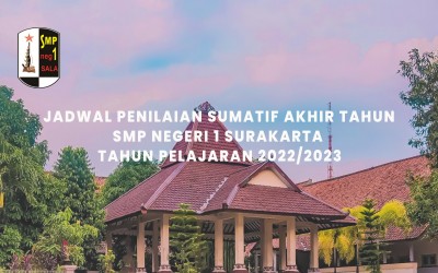 JADWAL PENILAIAN SUMATIF AKHIR TAHUN KELAS VII DAN VIII TP. 2022/2023