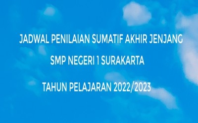 Jadwal Penilaian Sumatif Akhir Jenjang(PSAJ) Tahun 2023